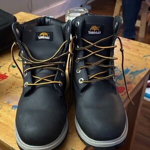 Timberland Black and Gold Men's Boots